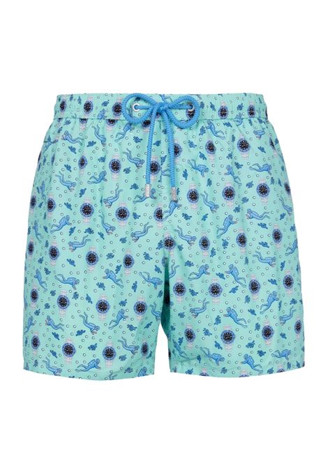 Costume MC2 Saint Barth uomo FOUTASJN02055H1061 verde acqua orologi sub MC2 SAINT BARTH | Costumi | LIGHTINGMICRO01756H56